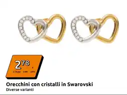 Action Orecchini con cristalli in Swarovski offerta