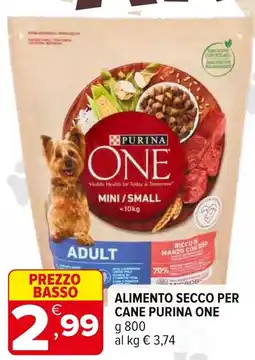 Iperal Alimento secco per cane PURINA ONE offerta