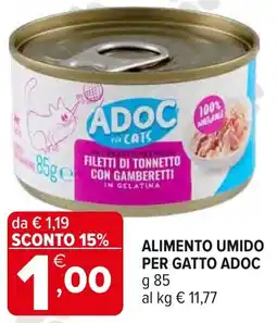 Iperal Alimento umido per gatto ADOC offerta