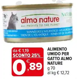 Iperal Alimento umido per gatto ALMO NATURE offerta