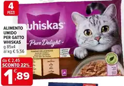 Iperal Alimento umido per gatto WHISKAS offerta
