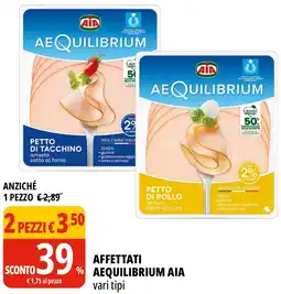 Tigros Affettati aequilibrium AIA offerta