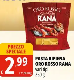 Tigros Pasta ripiena oro rosso RANA offerta