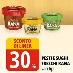Tigros Pesti e sughi freschi RANA offerta