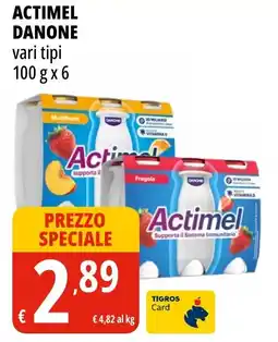 Tigros Actimel DANONE offerta