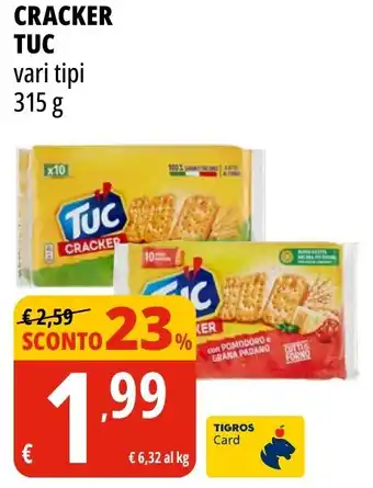 Tigros Cracker TUC offerta