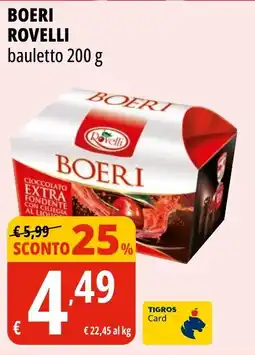 Tigros Boeri ROVELLI offerta