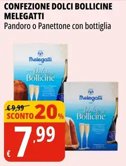 Tigros Confezione dolci bollicine MELEGATTI offerta