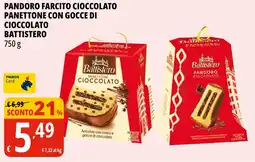Tigros Pandoro farcito cioccolato panettone con gocce di cioccolato BATTISTERO offerta