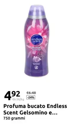 Action Profuma bucato Endless Scent Gelsomino e offerta