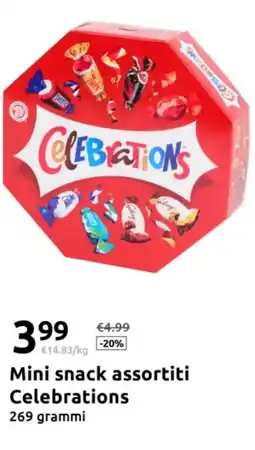 Action Mini snack assortiti Celebrations offerta