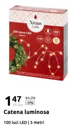 Action Catena luminosa offerta