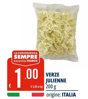 Tigros Verze julienne offerta