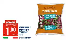 Tigros Valeriana e radicchio ZERBINATI offerta