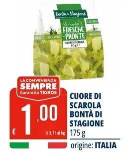 Tigros Cuore di scarola BONTÀ DI STAGIONE offerta
