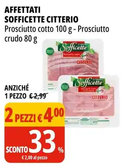 Tigros Affettati sofficette CITTERIO offerta