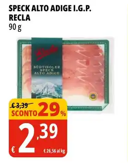 Tigros Speck alto adige I.G.P. RECLA offerta
