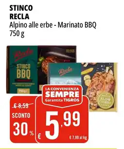 Tigros Stinco RECLA offerta