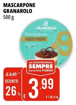 Tigros Mascarpone GRANAROLO offerta