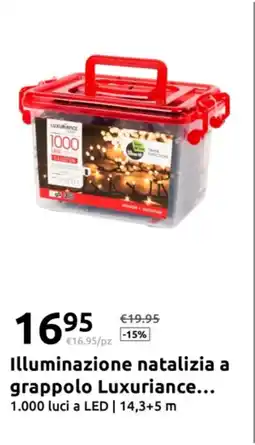 Action Illuminazione natalizia a grappolo Luxuriance offerta