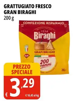 Tigros Grattugiato fresco GRAN BIRAGHI offerta