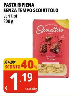 Tigros Pasta ripiena senza tempo SCOIATTOLO offerta