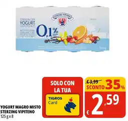 Tigros Yogurt magro misto STERZING VIPITENO offerta