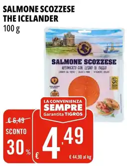Tigros Salmone scozzese THE ICELANDER offerta