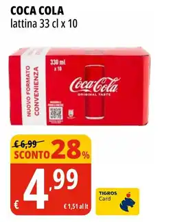 Tigros Coca cola offerta