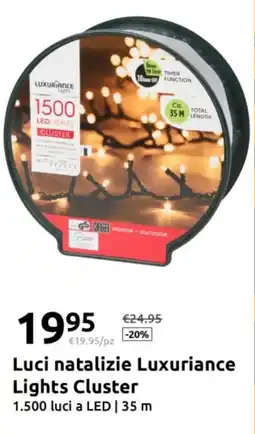 Action Luci natalizie Luxuriance Lights Cluster offerta