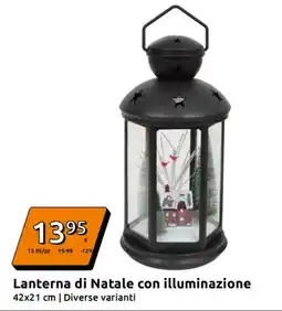 Action Lanterna di Natale con illuminazione offerta