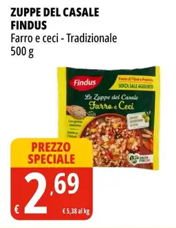 Tigros Zuppe del casale FINDUS offerta