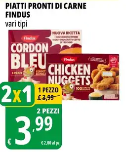 Tigros Piatti pronti di carne FINDUS offerta