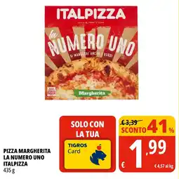 Tigros Pizza margherita la numero uno ITALPIZZA offerta