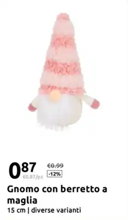 Action Gnomo con berretto a maglia offerta