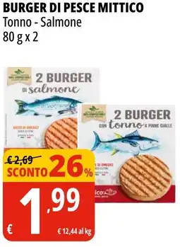 Tigros Burger di pesce mittico offerta