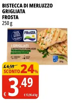Tigros Bistecca di merluzzo grigliata FROSTA offerta
