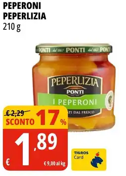 Tigros Peperoni PEPERLIZIA offerta