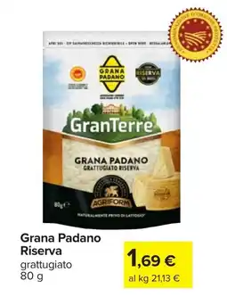 Carrefour Grana Padano Riserva offerta