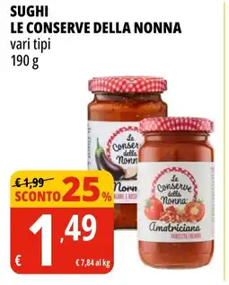 Tigros Sughi LE CONSERVE DELLA NONNA offerta
