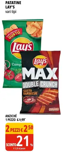 Tigros Patatine LAY'S offerta