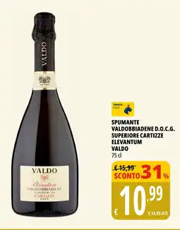 Tigros Spumante valdobbiadene d.o.c.g. superiore cartizze elevantum VALDO offerta