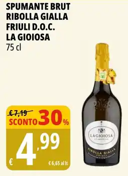 Tigros Spumante brut ribolla gialla friuli d.o.c. LA GIOIOSA offerta