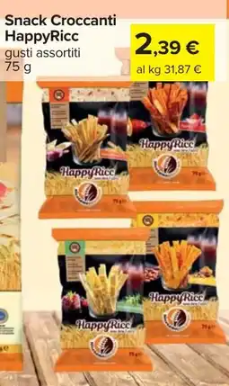 Carrefour Snack Croccanti HappyRicc offerta
