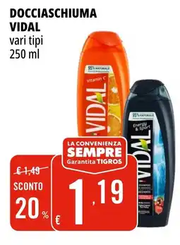 Tigros Docciaschiuma VIDAL offerta