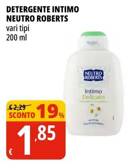 Tigros Detergente intimo NEUTRO ROBERTS offerta