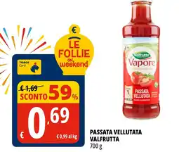 Tigros Passata vellutata VALFRUTTA offerta