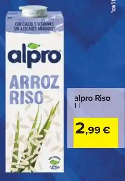 Carrefour alpro Riso offerta