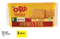 Carrefour Biscotti Oro Saiwa offerta