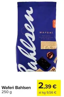 Carrefour Waferì Bahlsen offerta